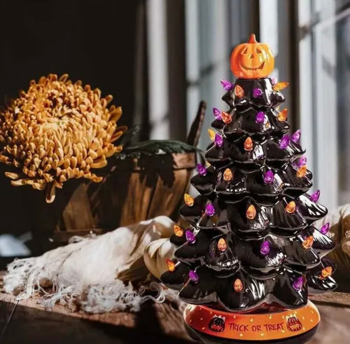 Light Up Halloween Christmas Tree