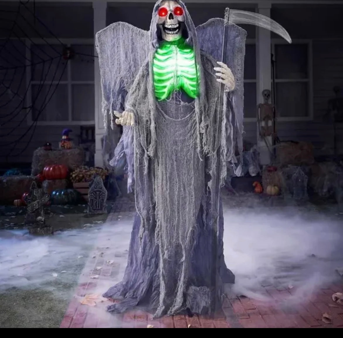Halloween Reaper Life Sized Skeleton