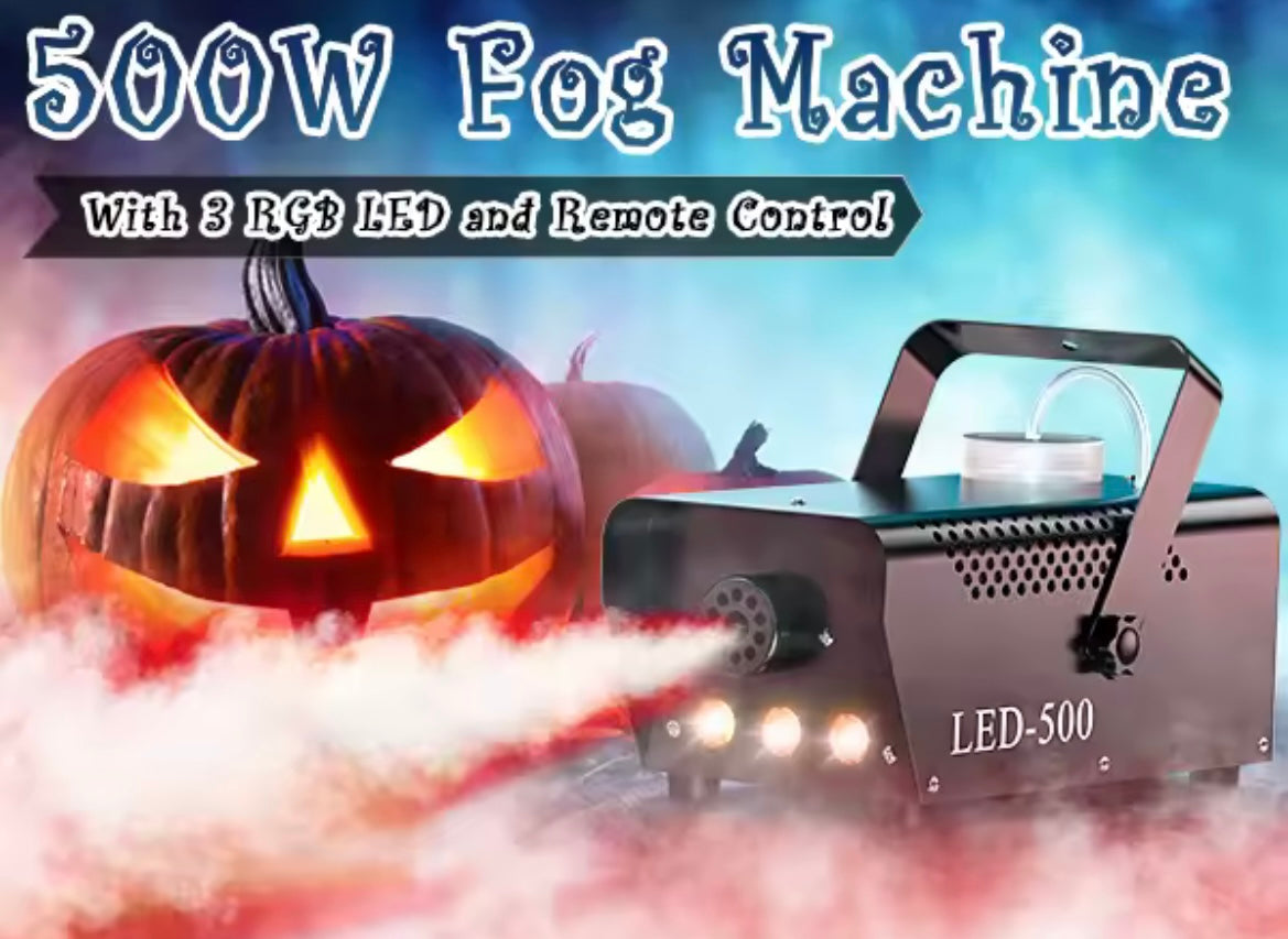 Fog Machine With 14 Led Light Color Variations